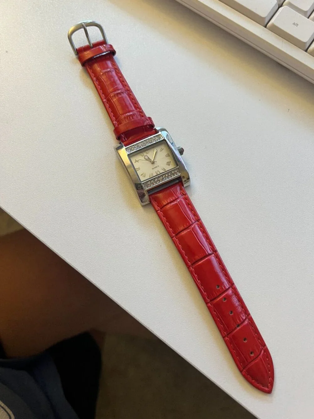 Watch – Rectangular Face, New Battery & Band